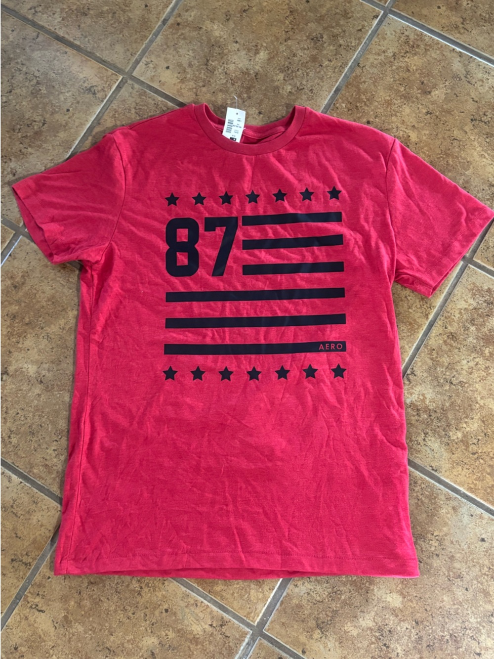 Aeropostale’87 Graphic Tee - Red NWT